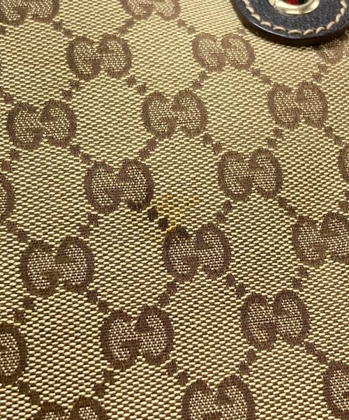 GUCCI（グッチ）GUCCI (グッチ) GG柄 プリンシーライン トートバッグ ブラウン サイズ:不明（表記無）の古着・服飾アイテム