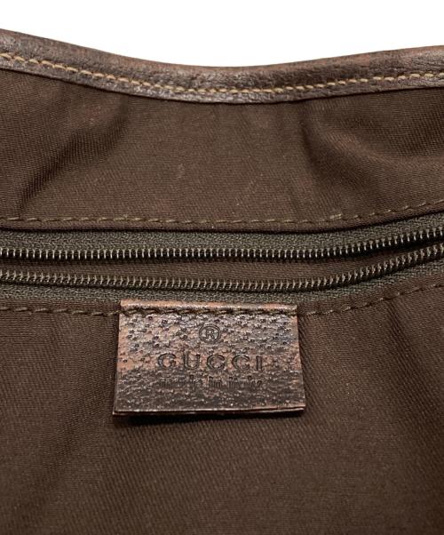GUCCI（グッチ）GUCCI (グッチ) GG柄 プリンシーライン トートバッグ ブラウン サイズ:不明（表記無）の古着・服飾アイテム