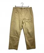 HUMAN MADEヒューマンメイド）の古着「Straight Cargo Pants/ストレートカーゴパンツ」｜ベージュ