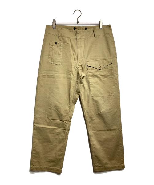 HUMAN MADE（ヒューマンメイド）HUMAN MADE (ヒューマンメイド) Straight Cargo Pants/ストレートカーゴパンツ ベージュ サイズ:Lの古着・服飾アイテム