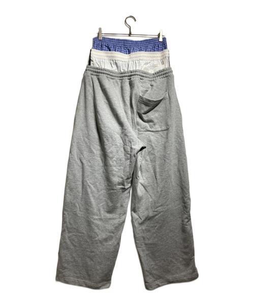 PROJECT G/R（プロジェクト ジーアール）PROJECT G/R (プロジェクト ジーアール) 3 LAYERED SWEAT PANTS/3レイヤー スウェットパンツ グレー サイズ:1の古着・服飾アイテム