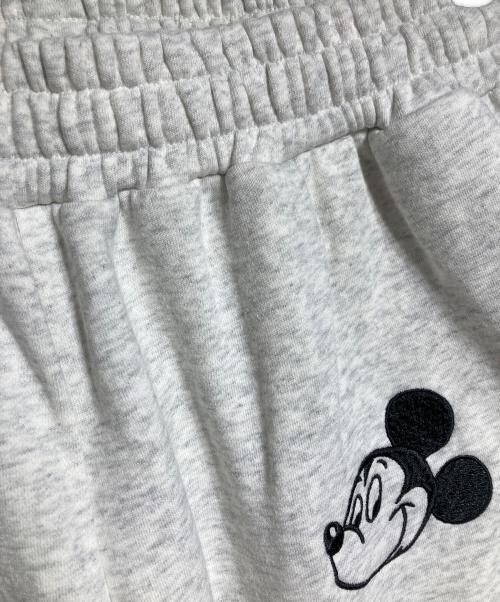 DISNEY（ディズニー）DISNEY (ディズニー) WCJ (ダブルシージェイ) EMBROIDERY SWEAT PANTS/刺繍入りスウェットパンツ グレー サイズ:XLの古着・服飾アイテム