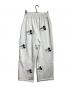 DISNEY (ディズニー) WCJ (ダブルシージェイ) EMBROIDERY SWEAT PANTS/刺繍入りスウェットパンツ グレー サイズ:XL：8000円
