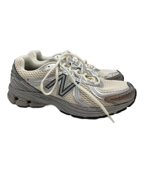 NEW BALANCE（ニューバランス）NEW BALANCE (ニューバランス) 860スニーカー シルバー×アイボリー サイズ:25㎝の古着・服飾アイテム