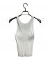 PLEATS PLEASE (プリーツプリーズ) プリーツタンクトップ/Pleated tank top ホワイト サイズ:Free：15000円