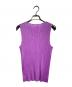 PLEATS PLEASE (プリーツプリーズ) プリーツタンクトップ/ Pleated tank top パープル サイズ:3：15000円