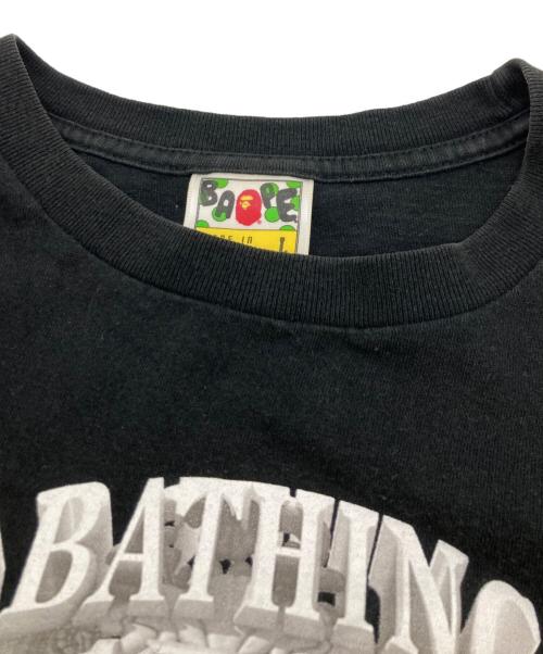 A BATHING APE（アベイシングエイプ）A BATHING APE (アベイシングエイプ) NEED A LC FOR THIS 3TEE ブラック サイズ:Lの古着・服飾アイテム