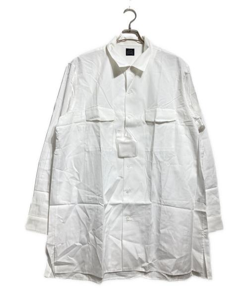 Yohji Yamamoto Costume D’Homme（ヨウジヤマモトコスチュームドオム）yohji yamamoto costume d’homme (ヨウジヤマモトコスチュームドオム) オープンカラーシャツ/Open-collar shirt ホワイト サイズ:4の古着・服飾アイテム
