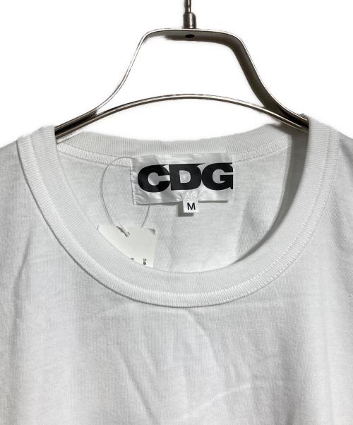 CDG（シーディージー）CDG (シーディージー) ポイントロゴカットソー/Logo-accented cut-and-sew top 242 サイズ:Mの古着・服飾アイテム
