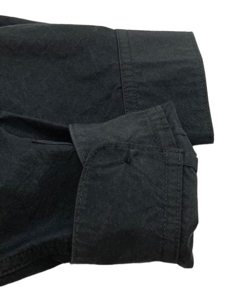 COMME des GARCONS HOMME（コムデギャルソン オム）COMME des GARCONS HOMME (コムデギャルソン オム) 綿ナイロンウェザー L/S シャツ/Cotton-Nylon Weather Cloth Long-Sleeve Shirt ブラック サイズ:Lの古着・服飾アイテム