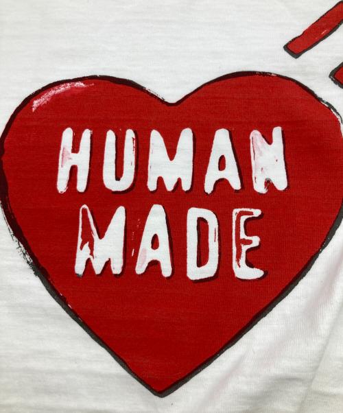 HUMAN MADE（ヒューマンメイド）HUMAN MADE (ヒューマンメイド) ハートロゴTEE ホワイト サイズ:3XLの古着・服飾アイテム
