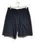 JOHN MASON SMITH（ジョンメイソンスミス）の古着「WASHED COTTON BROAD SHORT PANTS」｜ブラック