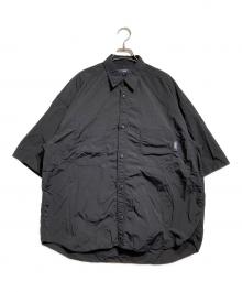 COMME des GARCONS HOMME（コムデギャルソン オム）の古着「ナイロンタッサー シャツ」｜ブラック
