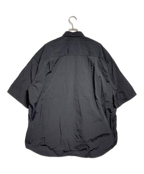 COMME des GARCONS HOMME（コムデギャルソン オム）COMME des GARCONS HOMME (コムデギャルソン オム) ナイロンタッサー シャツ ブラック サイズ:Ｌの古着・服飾アイテム