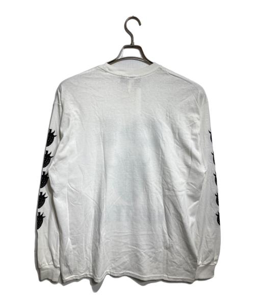 COMME des GARCONS BLACKMARKET（コムデギャルソンブラックマーケット）COMME des GARCONS BLACKMARKET (コムデギャルソンブラックマーケット) プリントカットソー/Printed cut-and-sew top ホワイト サイズ:XLの古着・服飾アイテム