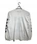 COMME des GARCONS BLACKMARKET (コムデギャルソンブラックマーケット) プリントカットソー/Printed cut-and-sew top ホワイト サイズ:XL：9000円