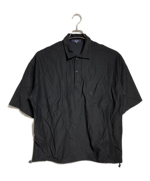 COMME des GARCONS HOMME（コムデギャルソン オム）COMME des GARCONS HOMME (コムデギャルソン オム) ストレッチカルゼポロシャツ/Stretch Kersey Polo Shirt ブラック サイズ:Mの古着・服飾アイテム