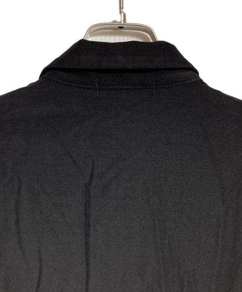 COMME des GARCONS HOMME（コムデギャルソン オム）COMME des GARCONS HOMME (コムデギャルソン オム) ストレッチカルゼポロシャツ/Stretch Kersey Polo Shirt ブラック サイズ:Mの古着・服飾アイテム