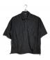 COMME des GARCONS HOMME（コムデギャルソン オム）の古着「ストレッチカルゼポロシャツ/Stretch Kersey Polo Shirt」｜ブラック