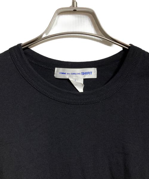 COMME des GARCONS SHIRT（コムデギャルソンシャツ）COMME des GARCONS SHIRT (コムデギャルソンシャツ) バックロゴTEE/Back-logo T-shirt ブラック サイズ:Lの古着・服飾アイテム