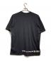 COMME des GARCONS SHIRT (コムデギャルソンシャツ) バックロゴTEE/Back-logo T-shirt ブラック サイズ:L：9000円