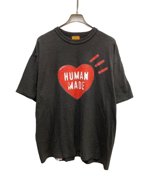 HUMAN MADE（ヒューマンメイド）HUMAN MADE (ヒューマンメイド) ハートロゴTEE ブラック サイズ:3XLの古着・服飾アイテム