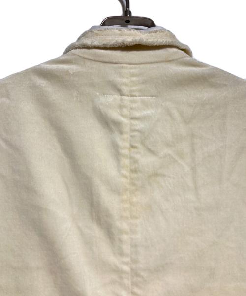 MM6 Maison Margiela（エムエムシックスメゾンマルジェラ）MM6 Maison Margiela (エムエムシックスメゾンマルジェラ) ベロアカットオフジレ/Velour Cut-Off Gilet ベージュ サイズ:36の古着・服飾アイテム