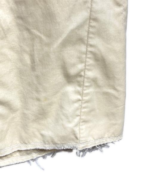 MM6 Maison Margiela（エムエムシックスメゾンマルジェラ）MM6 Maison Margiela (エムエムシックスメゾンマルジェラ) ベロアカットオフジレ/Velour Cut-Off Gilet ベージュ サイズ:36の古着・服飾アイテム
