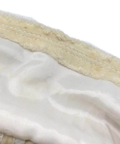 MM6 Maison Margiela（エムエムシックスメゾンマルジェラ）MM6 Maison Margiela (エムエムシックスメゾンマルジェラ) ベロアカットオフジレ/Velour Cut-Off Gilet ベージュ サイズ:36の古着・服飾アイテム