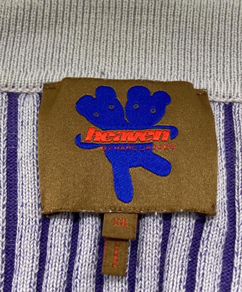 Heaven by Marc Jacobs（ヘブンバイマークジェイコブス）Heaven by Marc Jacobs (ヘブンバイマークジェイコブス) テディタイニーリブカーディガン/Teddy Tiny Rib Cardigan パープル サイズ:XSの古着・服飾アイテム