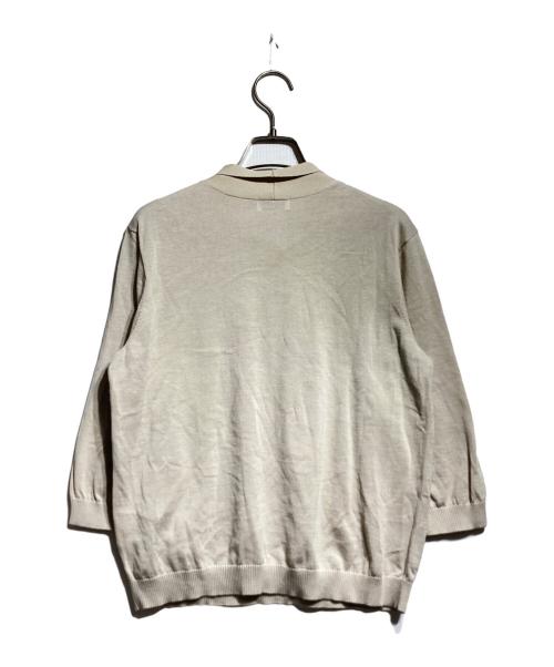 MACKINTOSH PHILOSOPHY（マッキントッシュ フィロソフィー）MACKINTOSH PHILOSOPHY (マッキントッシュ フィロソフィー) リボンタイニット/Ribbon-tie knit top ベージュ サイズ:38の古着・服飾アイテム