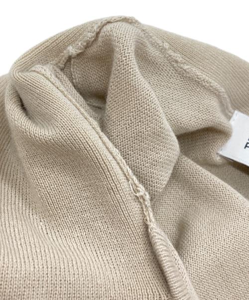 MACKINTOSH PHILOSOPHY（マッキントッシュ フィロソフィー）MACKINTOSH PHILOSOPHY (マッキントッシュ フィロソフィー) リボンタイニット/Ribbon-tie knit top ベージュ サイズ:38の古着・服飾アイテム
