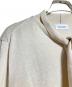 中古・古着 MACKINTOSH PHILOSOPHY (マッキントッシュ フィロソフィー) リボンタイニット/Ribbon-tie knit top ベージュ サイズ:38：6000円