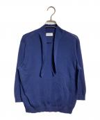 MACKINTOSH PHILOSOPHYマッキントッシュ フィロソフィー）の古着「リボンタイニット」｜ネイビー