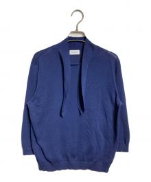 MACKINTOSH PHILOSOPHY（マッキントッシュ フィロソフィー）の古着「リボンタイニット」｜ネイビー