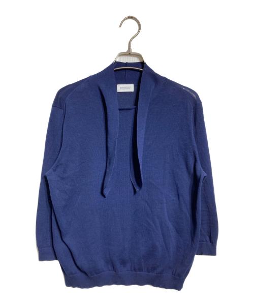 MACKINTOSH PHILOSOPHY（マッキントッシュ フィロソフィー）MACKINTOSH PHILOSOPHY (マッキントッシュ フィロソフィー) リボンタイニット ネイビー サイズ:38の古着・服飾アイテム