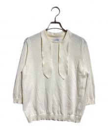 MACKINTOSH PHILOSOPHY（マッキントッシュ フィロソフィー）の古着「リボンタイニット」｜オフホワイト
