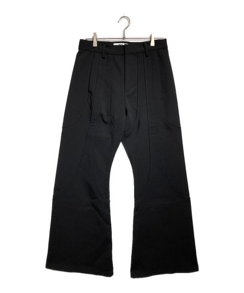 GOAT ESSENCE（ゴートエッセンス）GOAT ESSENCE (ゴートエッセンス) 4TUCK FLARE PANTS/4タックフレアパンツ ブラック サイズ:3の古着・服飾アイテム