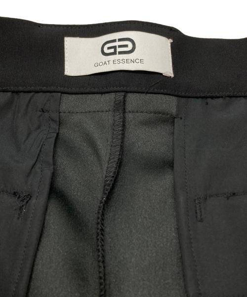 GOAT ESSENCE（ゴートエッセンス）GOAT ESSENCE (ゴートエッセンス) 4TUCK FLARE PANTS/4タックフレアパンツ ブラック サイズ:3の古着・服飾アイテム