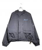 BECKベック）の古着「Reversible nylon zip hoodie/リバーシブルナイロンジップフーディー」｜グレー