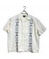 PENDLETON（ペンドルトン）の古着「ネイティブ刺繍キューバシャツ/Native-style embroidered Cuban shirt」｜アイボリー