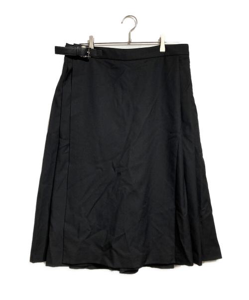VERSACE（ヴェルサーチェ）VERSACE (ヴェルサーチェ) ラップハーフパンツ/wrap half pants ブラック サイズ:50の古着・服飾アイテム