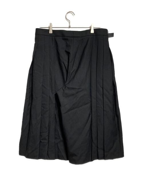 VERSACE（ヴェルサーチェ）VERSACE (ヴェルサーチェ) ラップハーフパンツ/wrap half pants ブラック サイズ:50の古着・服飾アイテム