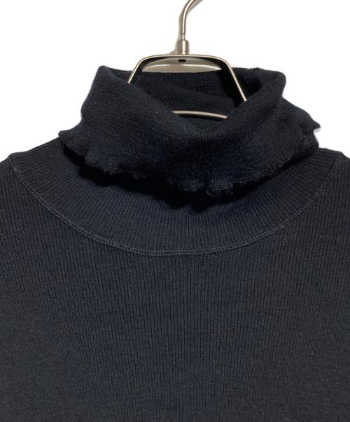 DEUXIEME CLASSE（ドゥーズィエム クラス）Deuxieme Classe (ドゥーズィエム クラス) rib タートル ニット/Ribbed turtleneck knit top ブラック サイズ:Freeの古着・服飾アイテム