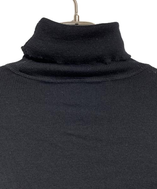 DEUXIEME CLASSE（ドゥーズィエム クラス）Deuxieme Classe (ドゥーズィエム クラス) rib タートル ニット/Ribbed turtleneck knit top ブラック サイズ:Freeの古着・服飾アイテム