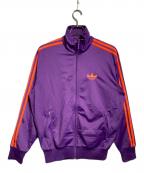 adidas Originalsアディダスオリジナル）の古着「トレフォイルトラックジャケット」｜パープル