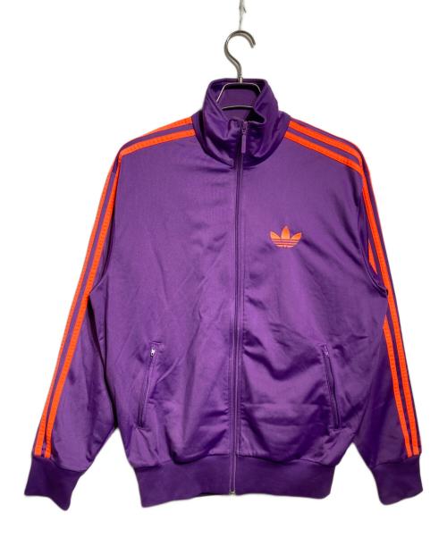 adidas Originals（アディダスオリジナル）adidas Originals (アディダスオリジナル) トレフォイルトラックジャケット パープル サイズ:Lの古着・服飾アイテム