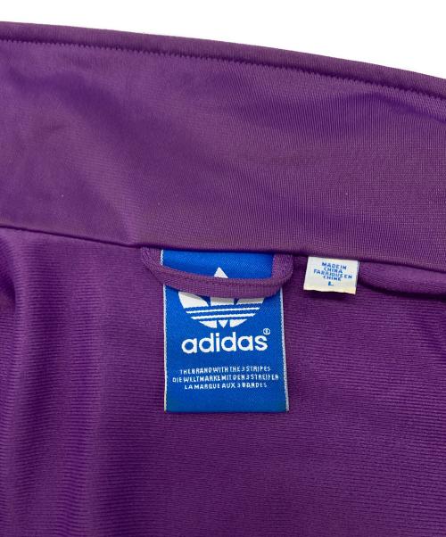 adidas Originals（アディダスオリジナル）adidas Originals (アディダスオリジナル) トレフォイルトラックジャケット パープル サイズ:Lの古着・服飾アイテム