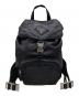 PRADA（プラダ）の古着「ナイロンリュック/Nylon backpack」｜ブラック