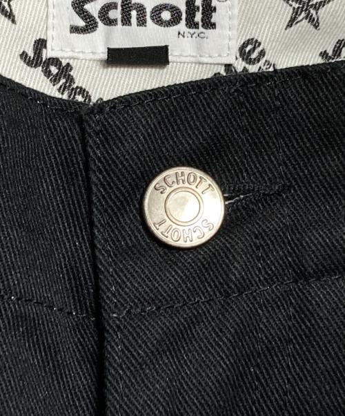Schott（ショット）Schott (ショット) TC WORK PANTS/TCワークパンツ ブラック サイズ:Sの古着・服飾アイテム